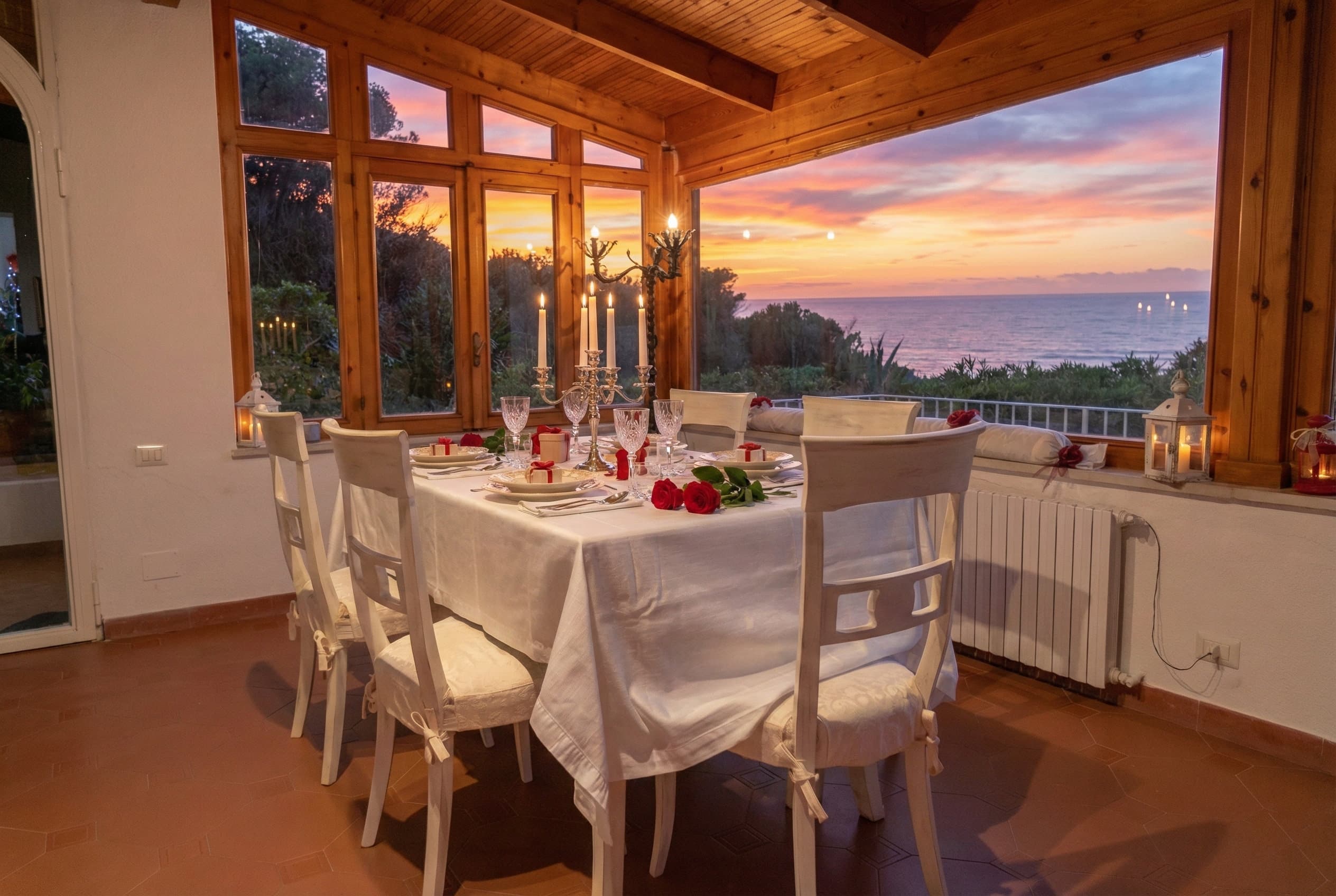 Romantic dinner with Capri view