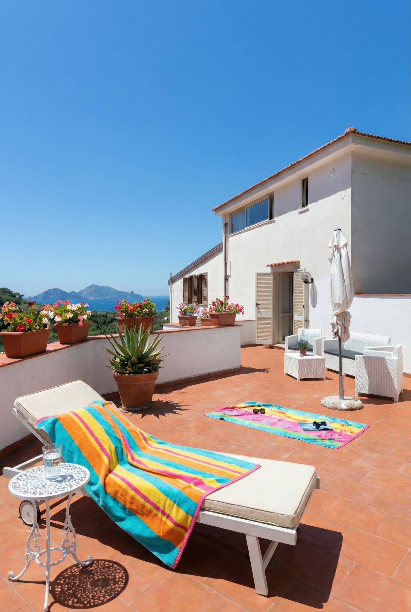 Villa Lorelei private terrace room
